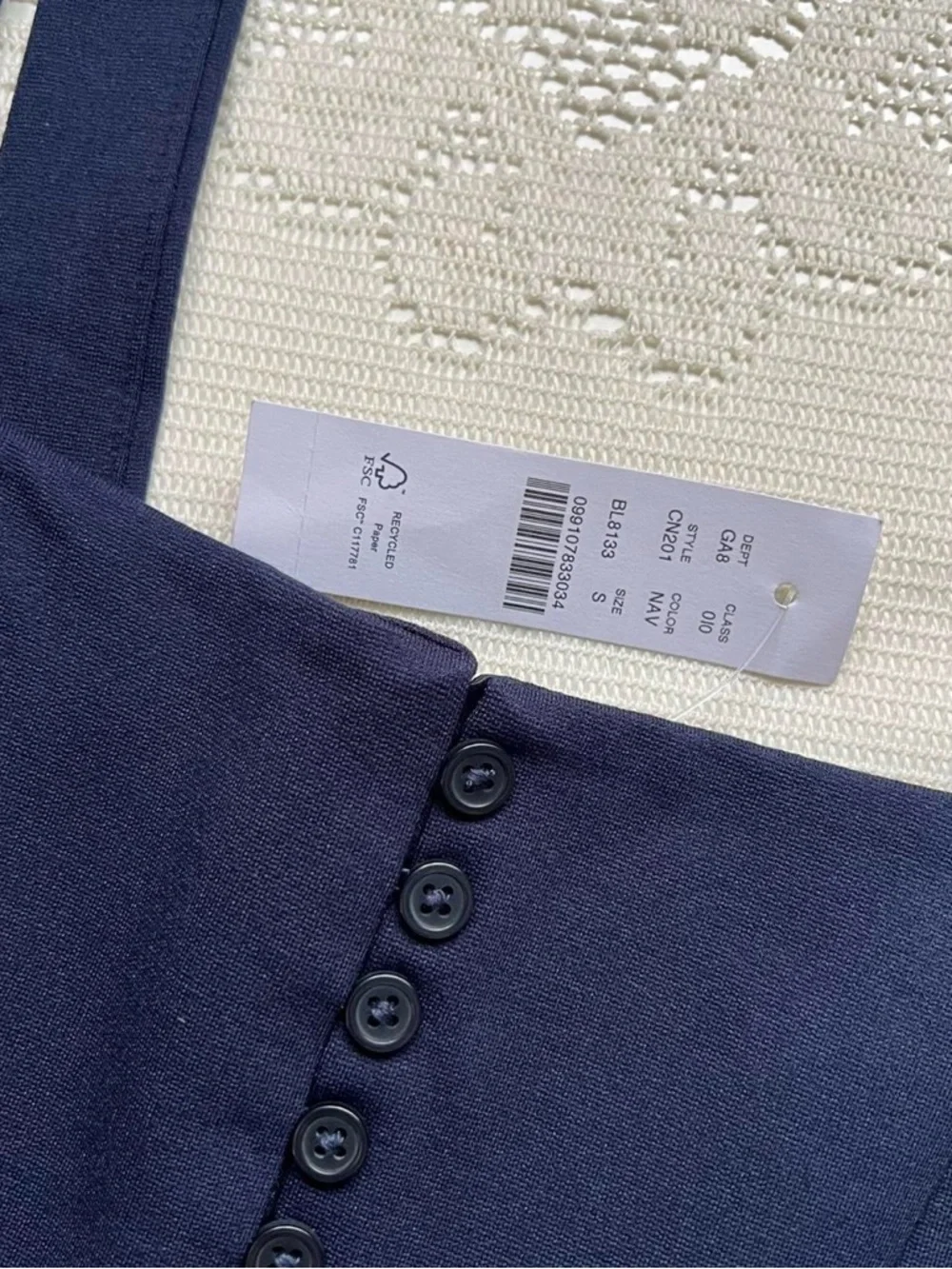 J. Crew Corset Top in Stretch Ponte - Picture 2 of 5